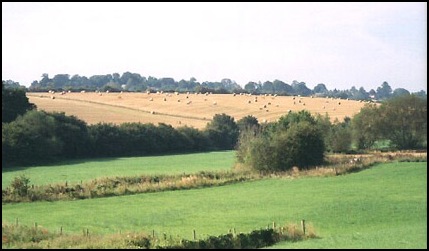 The rolling Oxfordshire countryside.